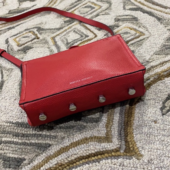 💕Rebecca Minkoff red leather shoulder bag EUC 💕 - Picture 2 of 16